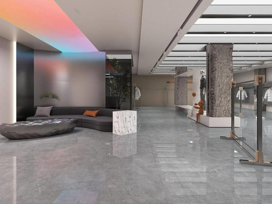 Grado grigio resistente agli graffi AAA 1200x1200x9mm Parete esteriore Porcellana lucidata vetrata Piastrelle per soggiorno e ufficio