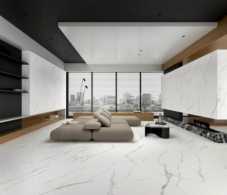 Carrara Piastrelle per pavimenti esterni e senza sbiadimento 1200x1200x9mm Bianco Bambino faccia vetrata piastrelle di porcellana per decorazione e hotel