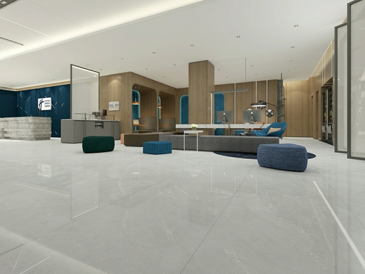 Piastrelle di porcellana vetrata lucidata grigio 900x1800mm per pavimenti interni