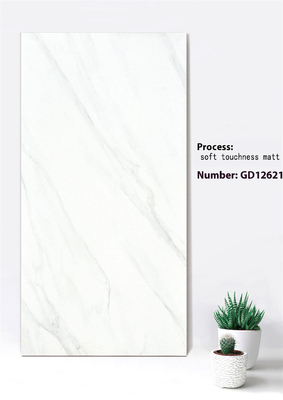 Bianco e grigio mattone di legno morbido sensibilità Matt Decorative pareti di tenda piastrelle per la ricostruzione 600x1200mm