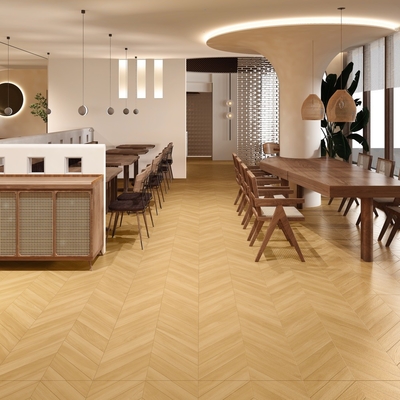 Piastrelle di porcellana di legno marrone di grado AAA 600x1200mm