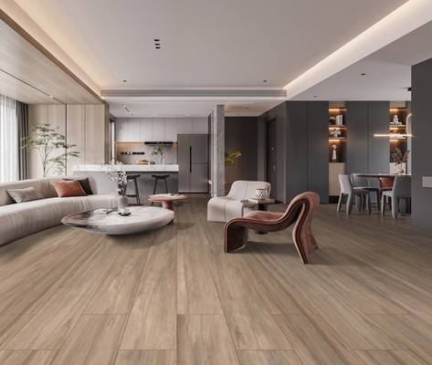 Piastrelle di porcellana di legno marrone di grado AAA 250x1500mm per soggiorno