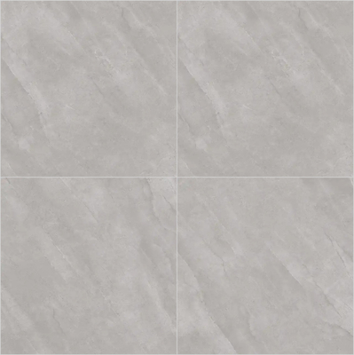 Pelle di pietra sinterizzata lucidata grigio chiaro di grado AAA 1200x1200mm
