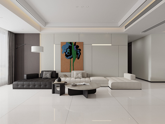 Pietra sinterizzata lucidata beige impermeabile 1200x1200mm per ristorante