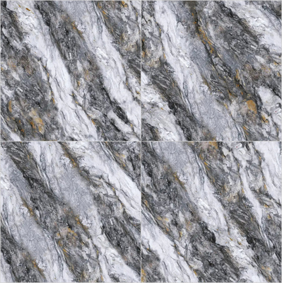 Slab di pietra sinterizzata lucidata e elegante resistente all'usura 1200x1200mm per la decorazione del soggiorno