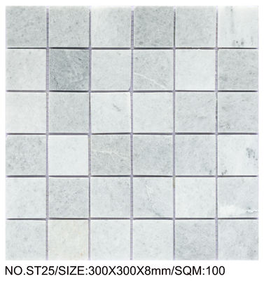 Mosaico in pietra naturale quadrato in mattoni refrattari 300x300mm per sala da pranzo e soggiorno