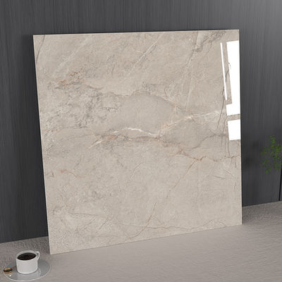 Elegante Piastrella Decorativa 1000x1000mm Grigio per Pavimento Interno in Porcellana Smaltata Lucida per Appartamento e Soggiorno
