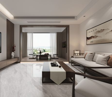 Pietra arenaria grigia 1mx1m Decorativo Pavimento interno Porcellana lucidata vetrata Piastrelle per hotel e progetto