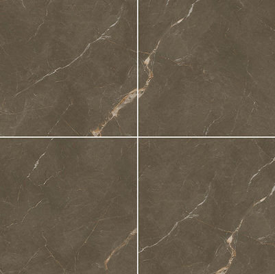 Mattone rosso bruno 1mx1m Piastrelle per pavimenti interni in pietra di lusso lucidata per decorazione 3 stili