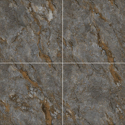 Piastrelle in pietra di lusso per pavimenti interni grigie antiscivolo 1000x1000mm lucide per edifici e uffici, 2 stili