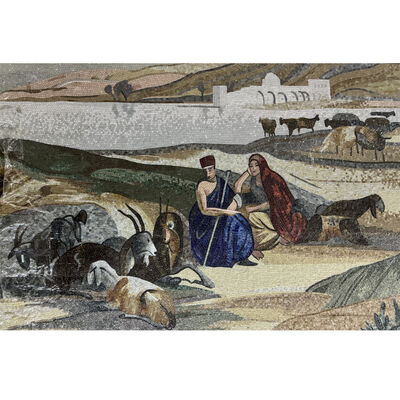 Eleganti e eleganti mosaici di vetro in stile giada per soggiorno e sala da pranzo