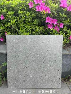 Piastrelle in ceramica terrazzo per pavimenti interni beige 600x600mm, resistenti e antibatteriche, per balcone