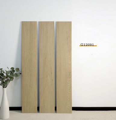 Piastrelle da terra in porcellana da 200x1200 mm impermeabili gialle per balconi