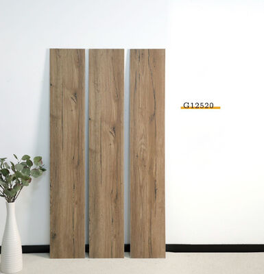 Marrone stupefacente 200x1200mm piastrelle da pavimento in porcellana per interni per soggiorno e camera da letto