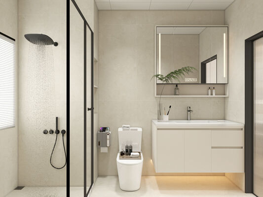 Piastrelle in gres porcellanato resistente all'usura 600x1200 mm opaco con superficie antimuffa beige per soggiorno