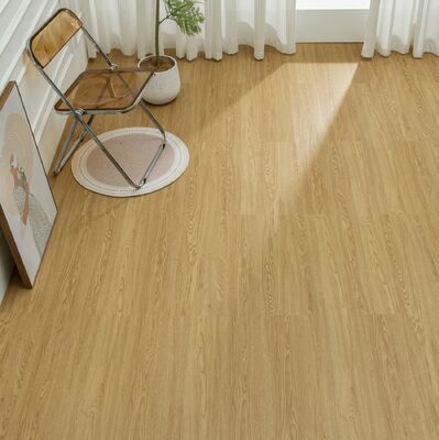 Pavimento SPC per interni resistente alle macchie color marrone 1220x180mm spessore 5mm per camera da letto e edilizia