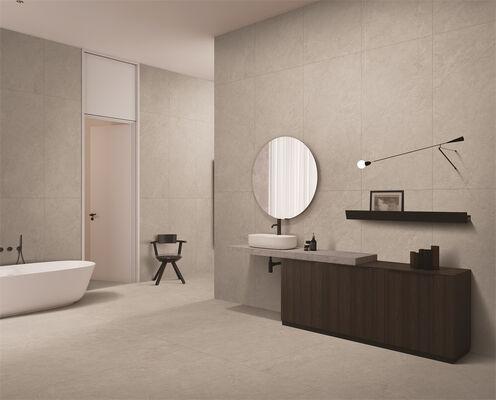 Wear-resistant Stain-resistant Elegant And Durable Beige Gray Special Glazed Matt Indoor Floor Porcelain Tiles 600x1200mm For Office