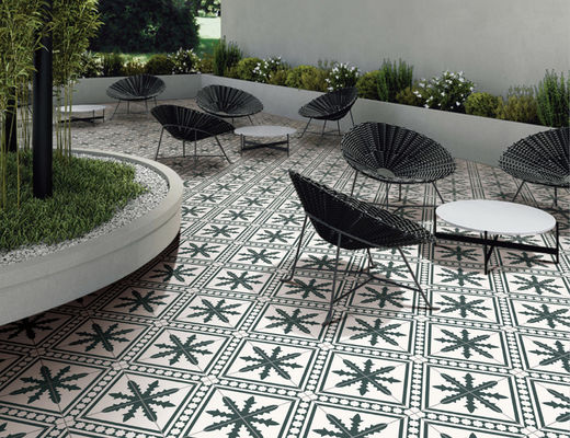 SGS Clay Indoor Porcelain Tiles 0,03 W.A Carpet Style Ceramic 20x20cm