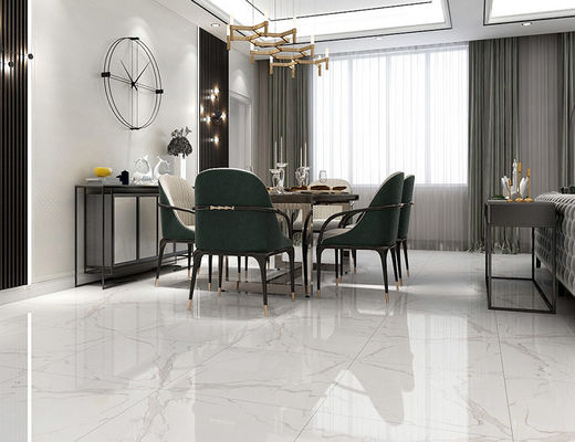 le piastrelle per pavimento di colore dell'oro di 4pcs/Ctn 29kgs/Ctn, 600x600mm hanno lustrato le mattonelle lucidate della porcellana