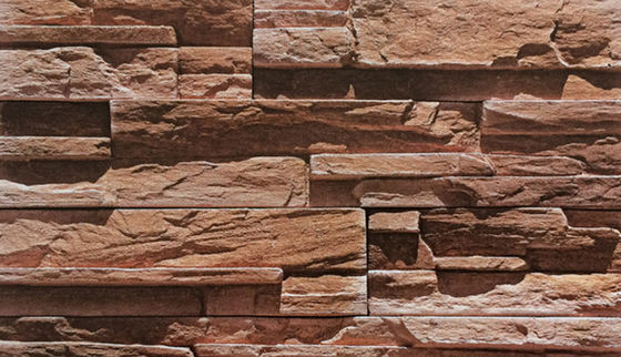 Decorazione di pietra 500SQM del muro di mattoni coltivata rivestimento leggero