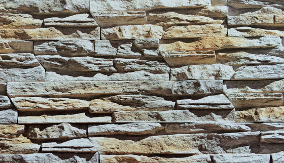 La scogliera spessa 1.4cm ha coltivato il mattone W.A artificiale decorativo 0,03 della pietra