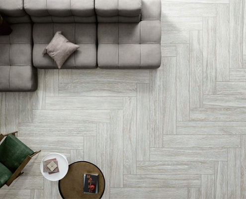 la porcellana di legno di 6x36» Wenge piastrella Gray Brown 200x1200mm
