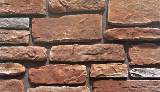 Ente di pietra coltivato artificiale del cemento dell'impiallacciatura della parete esterna del mattone del castello