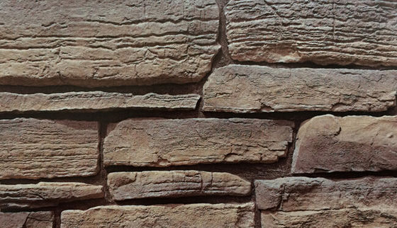 Hardy Fireproof Artificial Culture Stone, pietra dell'ardesia dell'impiallacciatura 500SQM di 14mm