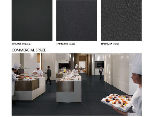 La porcellana piena del corpo del ccc 60x120cm piastrella l'annuncio pubblicitario nero 10mm del progetto della muffa