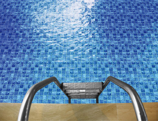 Tessere della piscina di PRIMERA 306×306mm Mesh Mounted lustrato blu 24kg/box
