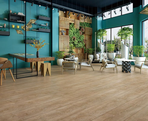 la porcellana di legno 36Kgs/Box di 250x1500mm piastrella densamente la quercia crema beige 9.5mm