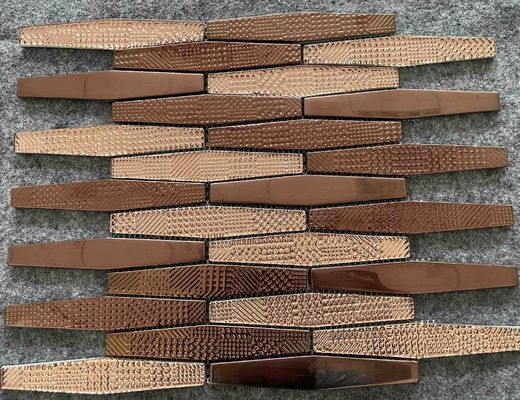Il metallo irregolare della striscia tessere decorative di Ctn/di 11 strato ha lustrato l'artista di vetro Wall 8mm