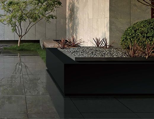 Piastrelle per pavimenti in porcellana 600x600mm spessore 20mm grigio antiscivolo