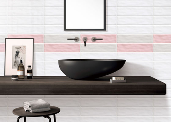 Piastrelle per pareti in ceramica lucida 75x300mm per bagno, design moderno