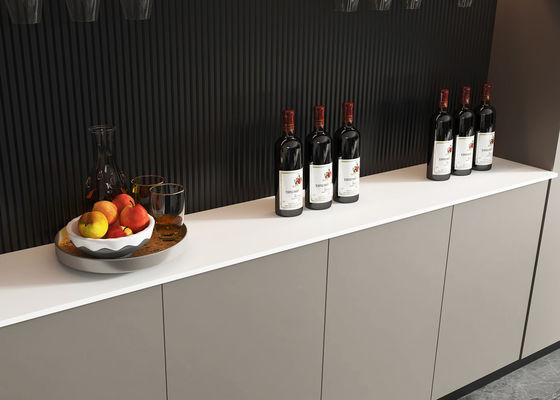 Lastre di pietra sinterizzata bianco nero 800x2600mm per piani cucina